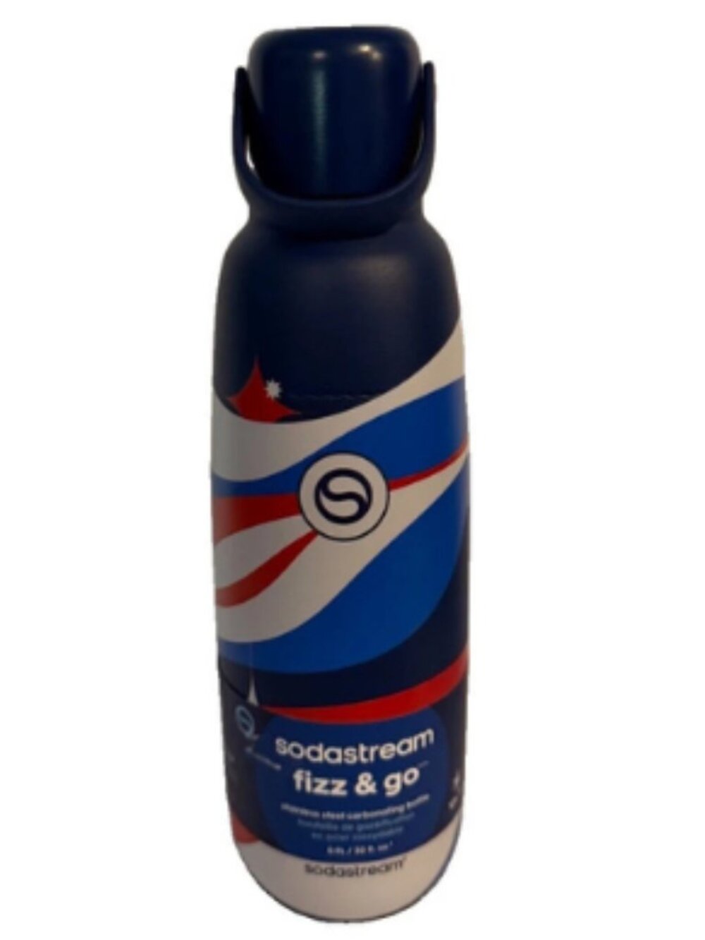 NEW SodaStream Fizz & Go Insulated Stainless Steel Carbonating Bottle USA